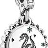Charm Plata 925 - colgante Casa SLYTHERIN en Hogwarts de Harry Potter