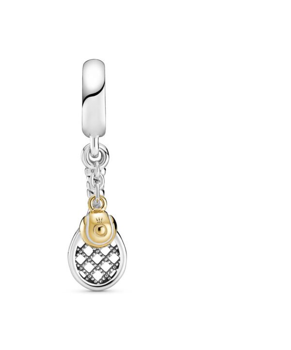 41159396.jpg Charm Plata 925 - raqueta y pelota de tenis