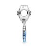 Charm Plata 925 - atrapasueños azul