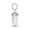 Charm Plata 925 - pendiente amuleto blanco