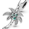 Charm Plata 925 - colgante palmera y cocos