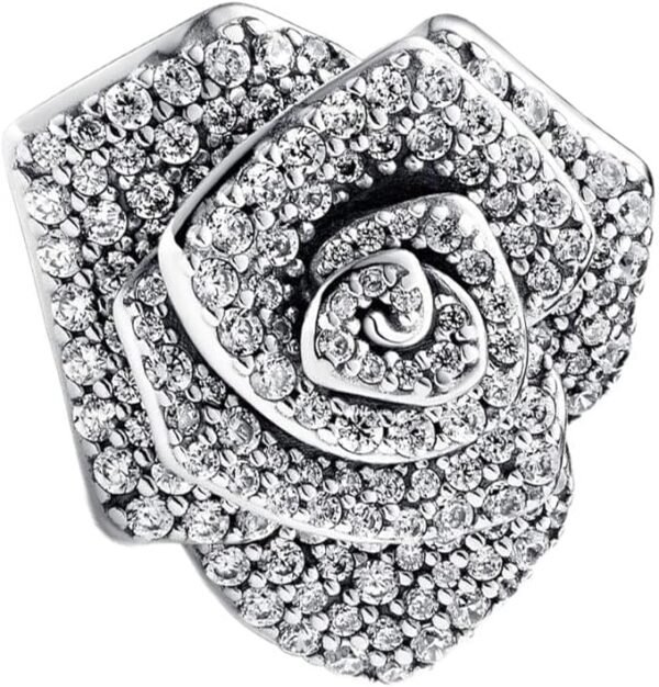 71DAHnBZEGL._AC_SX679.jpg Charm Plata 925 - extragrande Rosa brillante en flor