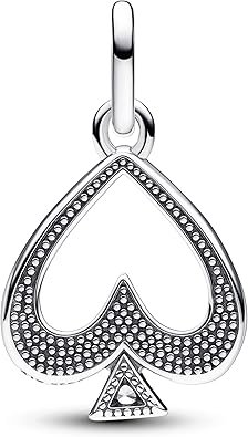 Charm Plata 925 - colgante As de picas