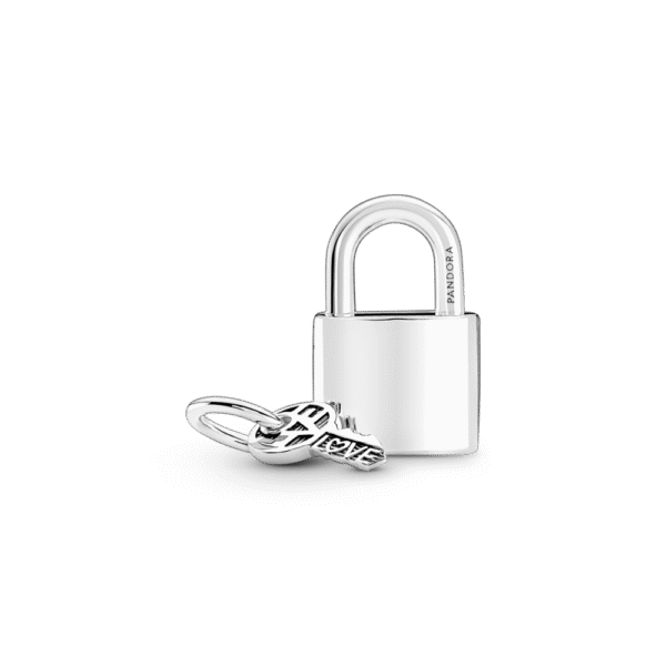 790088C01_2.png Charm Plata 925 - Colgante Candado Y Llave