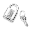 790088C01_4.png Charm Plata 925 - Colgante Candado Y Llave