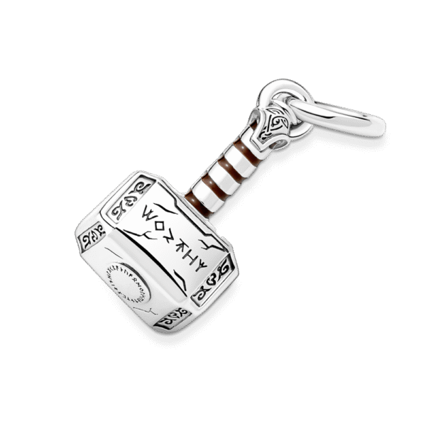 790483C01_4.png Charm Plata 925 - Martillo de Thor de Marvel
