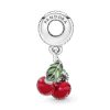 791583C01_3.png Charm Plata 925 - colgante Cerezas asimétricas