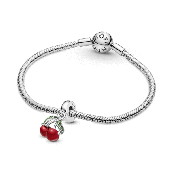 791583C01_5.png Charm Plata 925 - colgante Cerezas asimétricas