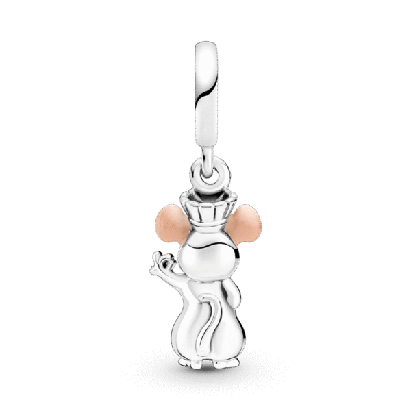 792029C01_2.png Charm Plata 925 - Remy Chefsito Ratatouille De Disney