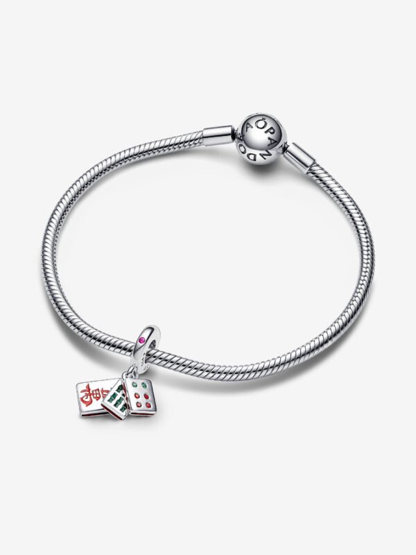 792523C01_V5_RGB.jpg Charm Plata 925 -  Colgante Triple Mahjong