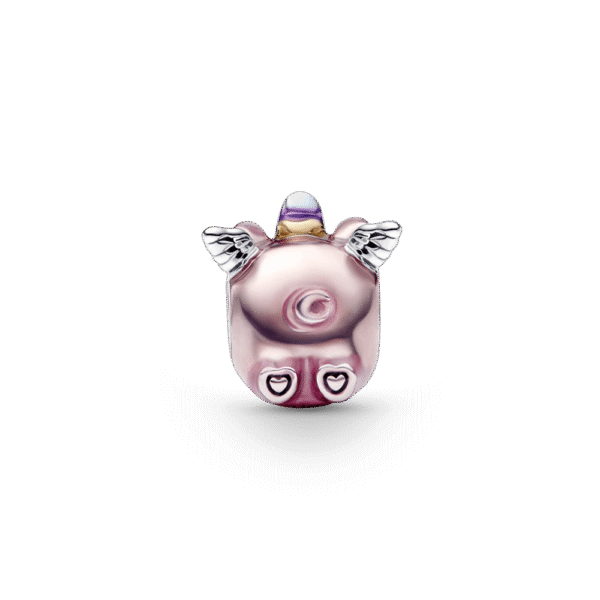 792573C01_2.png Charm Plata 925 -  Cerdito unicornio volador
