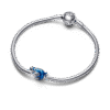 792701C01_3.png Charm Plata 925 - Gecko Azul Metálico