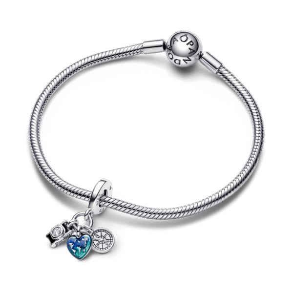 792703C01_3.png Charm Plata 925 - Colgante Triple Cámara, Corazón y Brújula