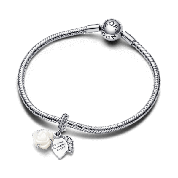 793200C01_4.png Charm Plata 925 - Colgante Doble Rosa Blanca Floreciendo
