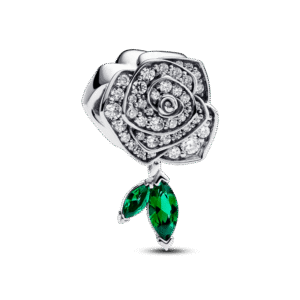 Charm Plata 925 - Rosa Floreciendo Brillante