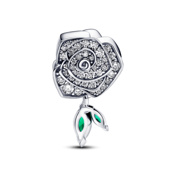 793201C01_2.png Charm Plata 925 - Rosa Floreciendo Brillante