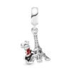 797154EN09_2.jpg Charm Plata 925 - Charm colgante Torre Eiffel con Minnie Mouse