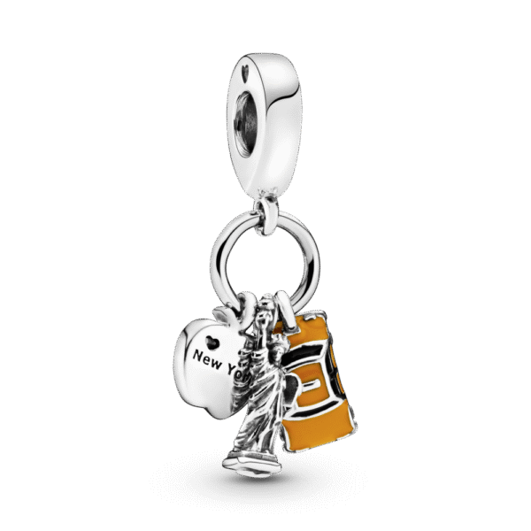797198ENMX_1.png Charm Plata 925 - Charm Colgante con Símbolos De New York City
