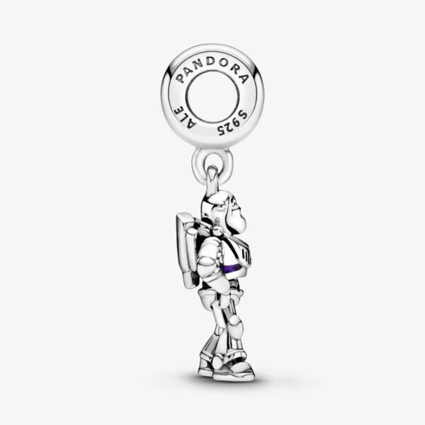 798042CZR_V3_RGB.jpg Charm Plata 925 - Disney Buzz Lightyear con circonita cúbica roja