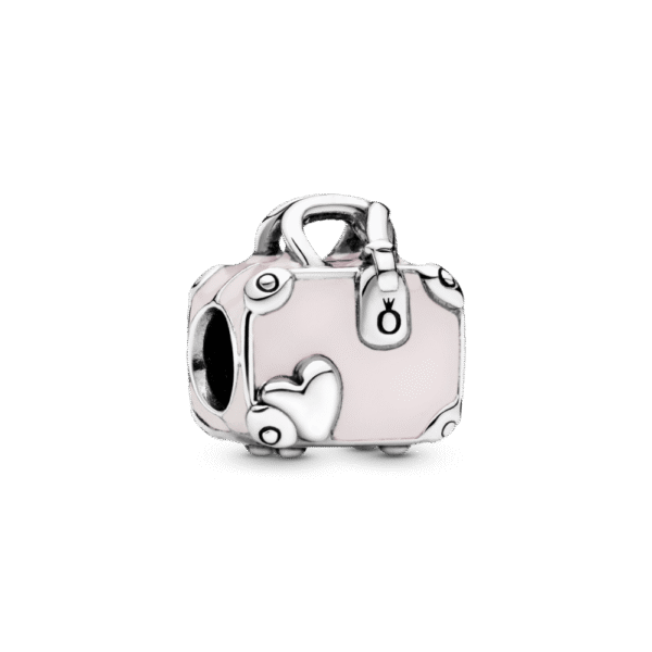 Charm Plata 925 - Bolsa de viaje rosa