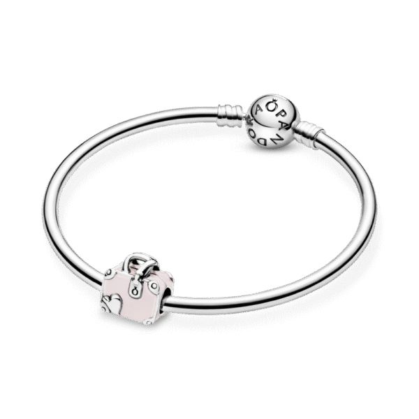 Charm Plata 925 - Bolsa de viaje rosa