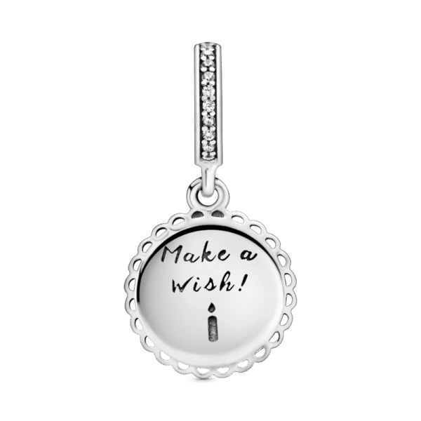 798888C01_2.png Charm Plata 925 - colgante Pastel de cumpleaños rosa