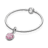 798888C01_5.png Charm Plata 925 - colgante Pastel de cumpleaños rosa