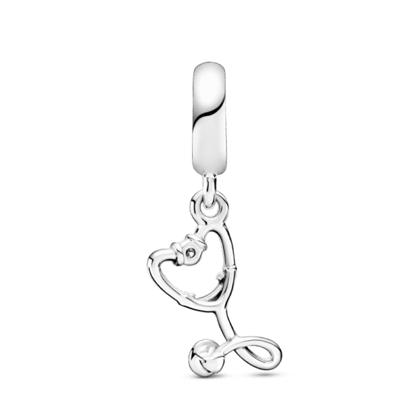 799072C01_2.png Charm Plata 925 - colgante Estetoscopio Doctor