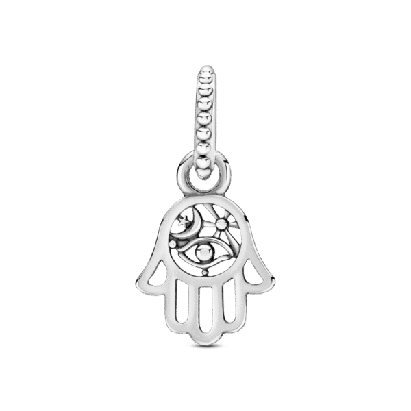 799144C00_2.png Charm Plata 925 - colgante amuleto protector de mano de Hamsa