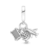 799435C01_2.png Charm Plata 925 - Colgante Avión, Globo Y Maleta