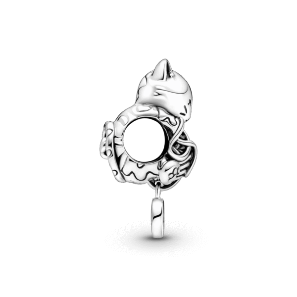 799535C00_3.png Charm Plata 925 - Gatito Y Bola De Estambre