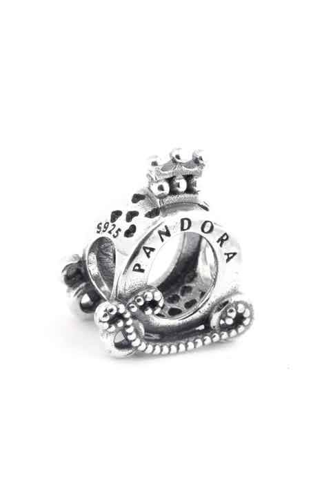 C100.jpg Charm Plata 925 - Carroza Corona Pandora