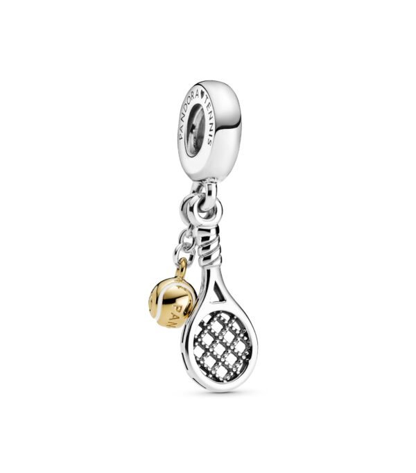 C107.jpg Charm Plata 925 - raqueta y pelota de tenis