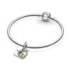 C111.3.jpg Charm Plata 925 - Colgante Feliz Aniversario En Dos Tonos