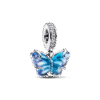 Charm Plata 925 - Mariposa Azul
