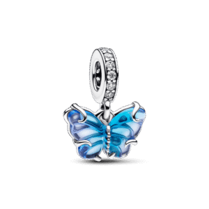 Charm Plata 925 - Mariposa Azul
