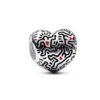Charm Plata 925 - Corazón Keith Haring