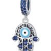 Charm Plata 925 - Amuleto Mano Protectora Ojo Turco