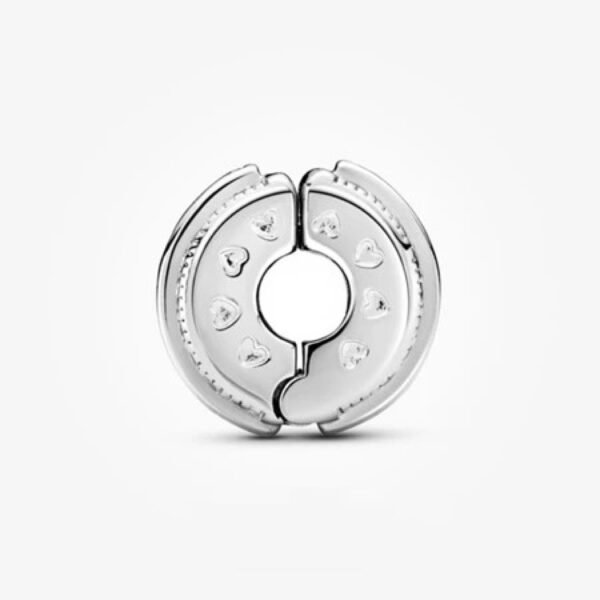 C136.1.jpg Charm Plata 925 - Clip de seguridad con circonitas