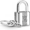 C142.jpg Charm Plata 925 - Colgante Candado Y Llave