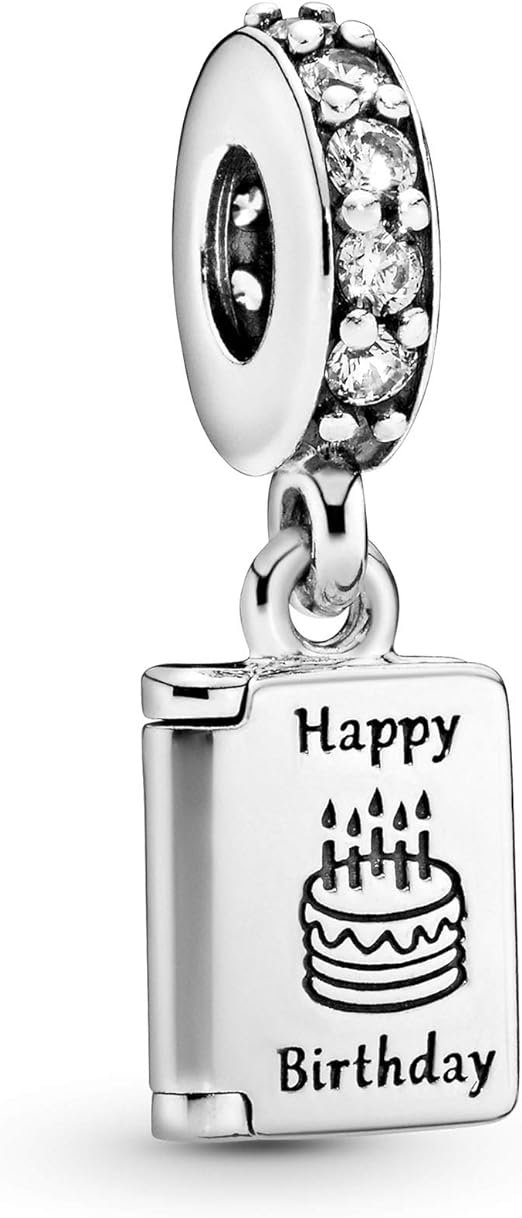 Charm Plata 925 - tarjeta de cumpleaños.