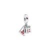 C150.jpg Charm Plata 925 -  Colgante Triple Mahjong