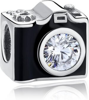 Charm Plata 925 - cámara fotográfica