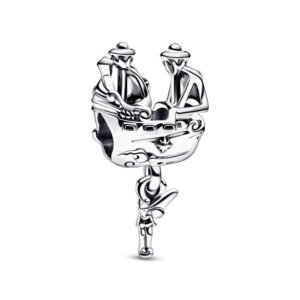 Charm Plata 925 - barco pirata Capitan Garfio de Peter Pan