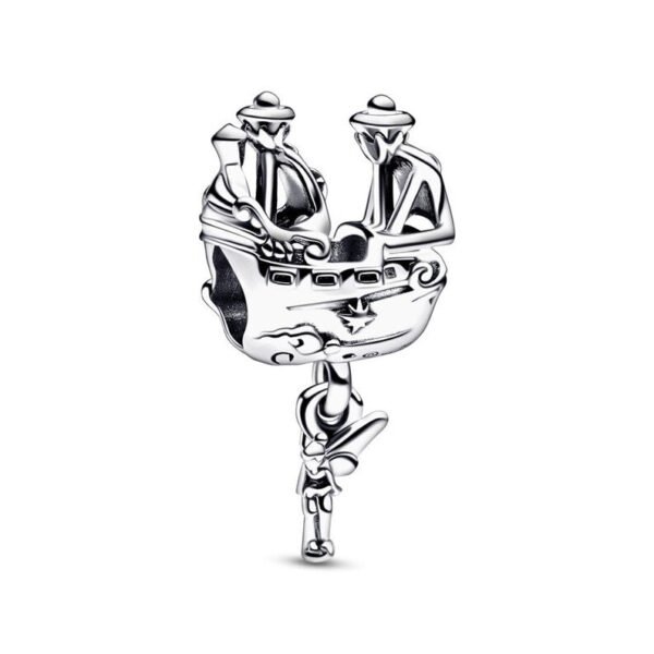 Charm Plata 925 - barco pirata Capitan Garfio de Peter Pan
