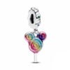 Charm Plata 925 - Paleta Mickey Gay Orgullo Arcoiris