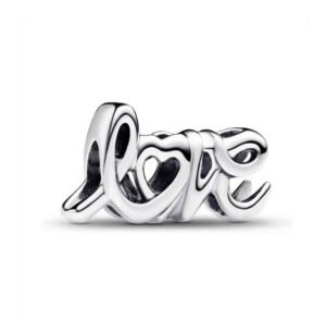 Charm Plata 925 - Love Palabra Manuscrita