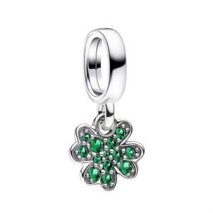 Charm Plata 925 - Trébol colgante