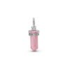 Charm Plata 925 - Cuarzo Rosa