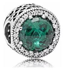 C262.jpg Charm Plata 925 - Redondo Cristal Verde